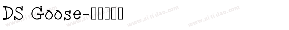 DS Goose字体转换